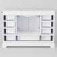 Lexora Home Dukes 48" Single Bathroom Vanity in White with 2 cm White Quartz Top and Rectangular Sink, , large