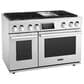 Signature Kitchen Suite 48" Gas Range with 6-Burner Griddle in Stainless Steel, , large