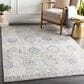 Surya Indigo 8"7" x 12"4" Denim, Navy, Mustard, Charcoal, Gray, Black, Beige and Off-White Area Rug, , large