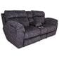 Catnapper Sedona Power Reclining Console Loveseat with Power Headrest in Smoke, , large