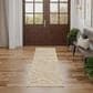 Nourison Graceful 2"3" x 7"6" Taupe Runner, , large