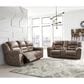 Ashley Stoneland Power Double Reclining Loveseat with Console in Fossil, , large
