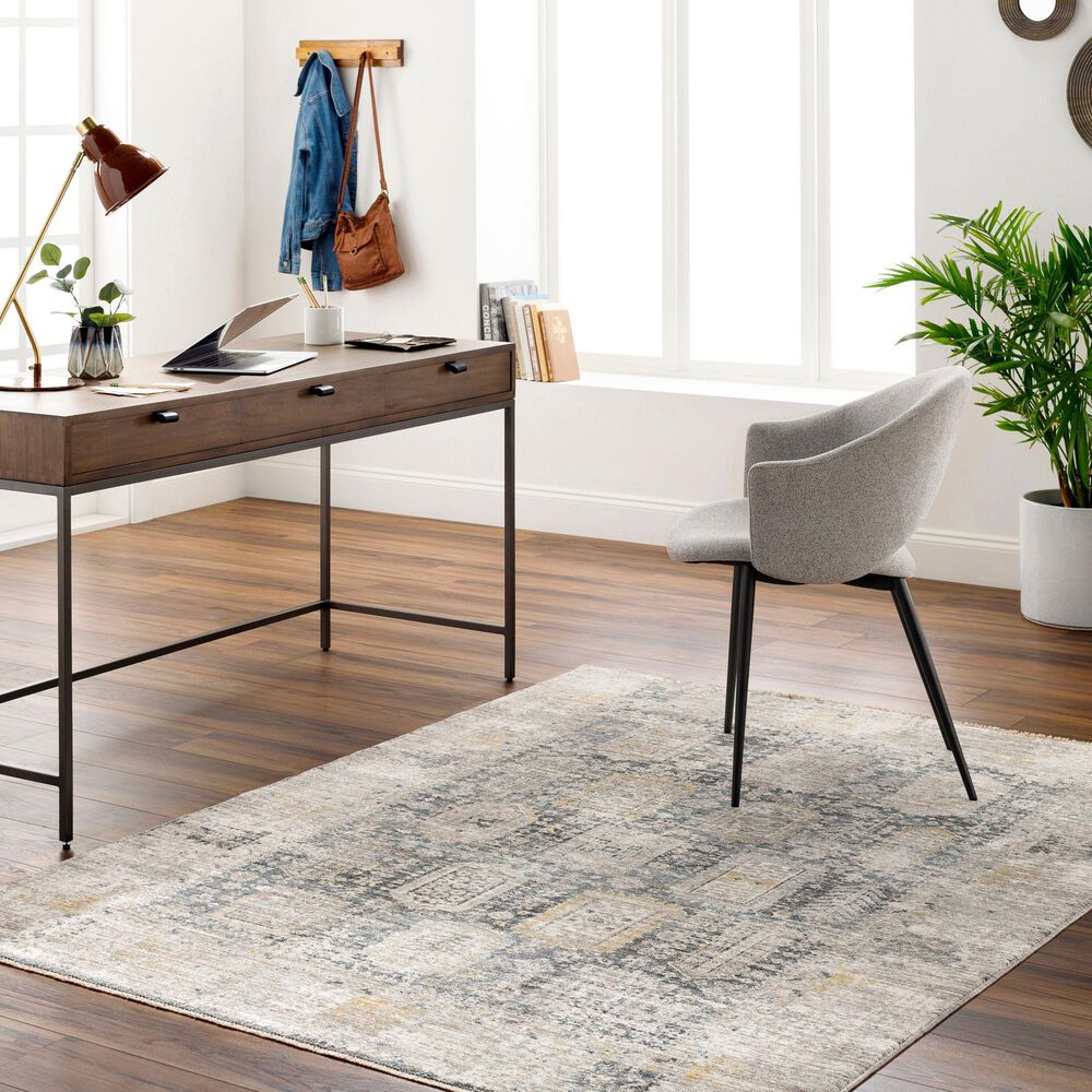 Surya Carlisle CSI2319 7&#39;10&quot; x 10&#39; Dark Brown, Medium Gray, Off-White, Olive and Dark Blue Area Rug, , large