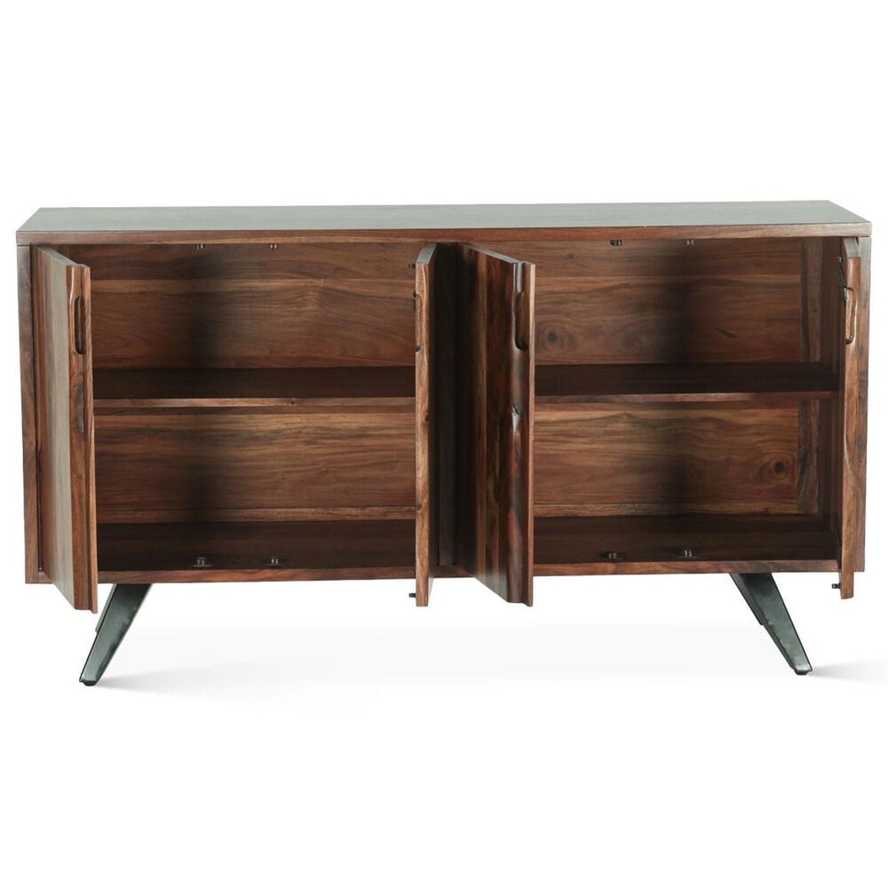 Home Trends &amp; Design Austin Loft 62&quot; Sideboard in Natural Sheesham, , large