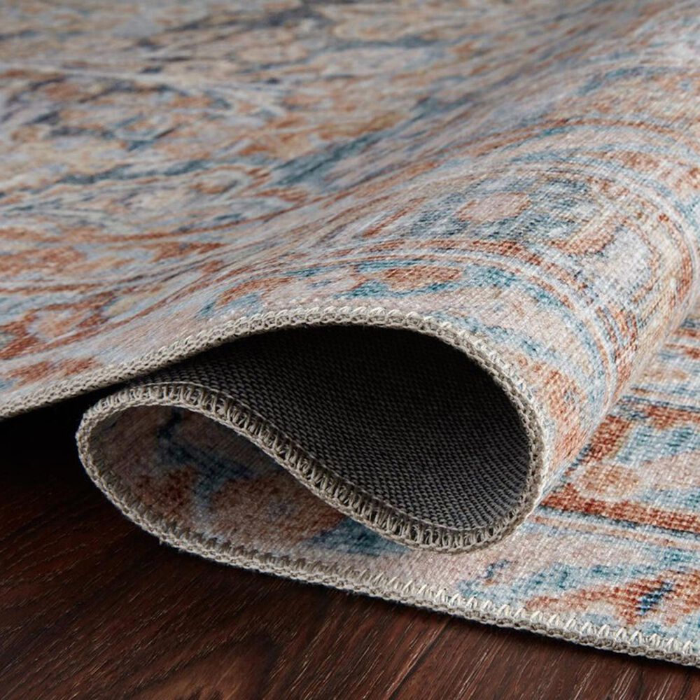 Magnolia Home Lenna LEA-02 2&#39; x 5&#39; Ocean and Apricot Area Rug, , large