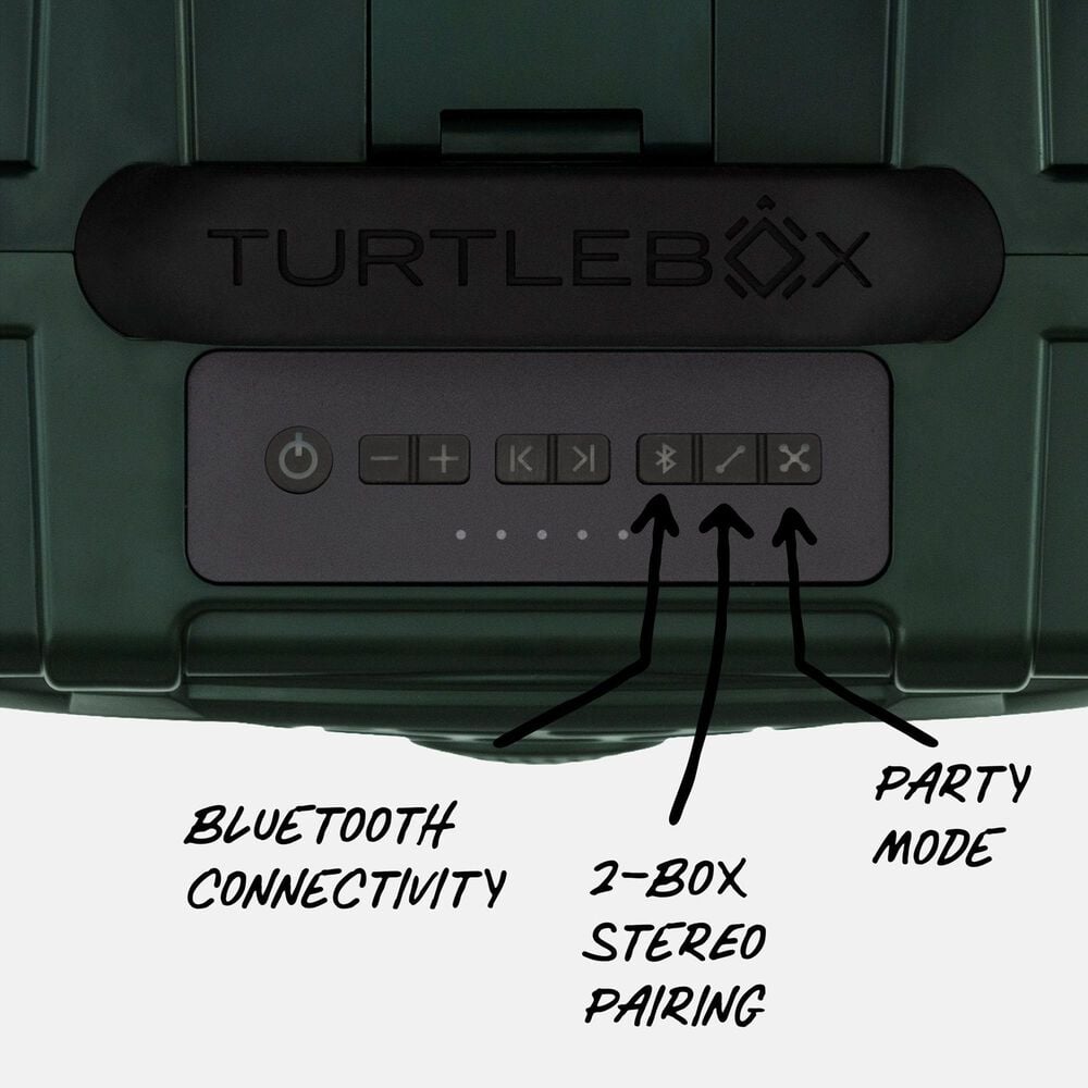 Turtlebox Audio Original Gen 3 Outdoor Speaker in Green, , large