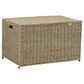 Household Essentials Large Wicker Sturge Chest with Lid in Natural, , large