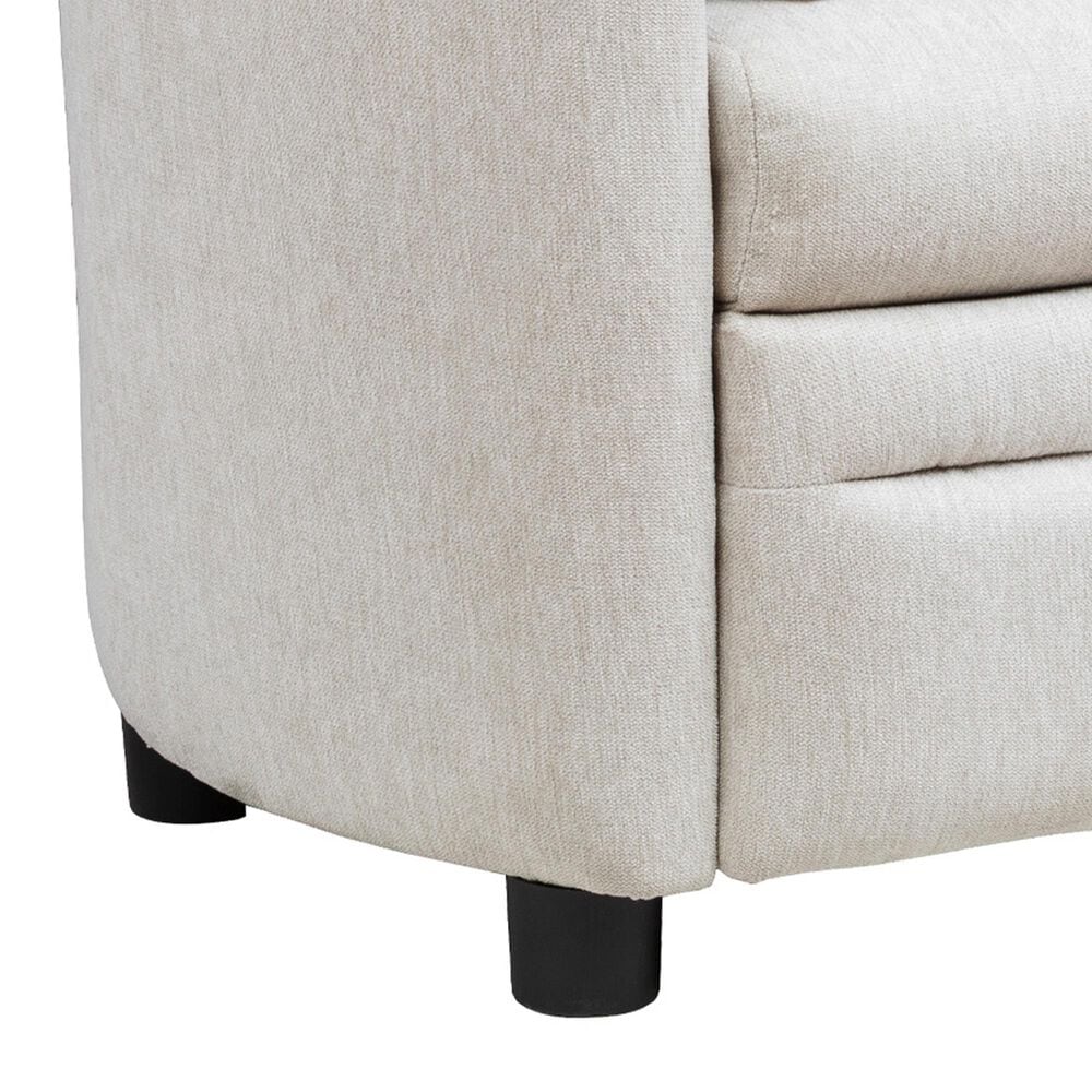 Eastern Shore Compass Kids Puck Back Recliner in Frost, , large