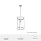 Hunter Astwood 1-Light Pendant in Polished Nickel, , large