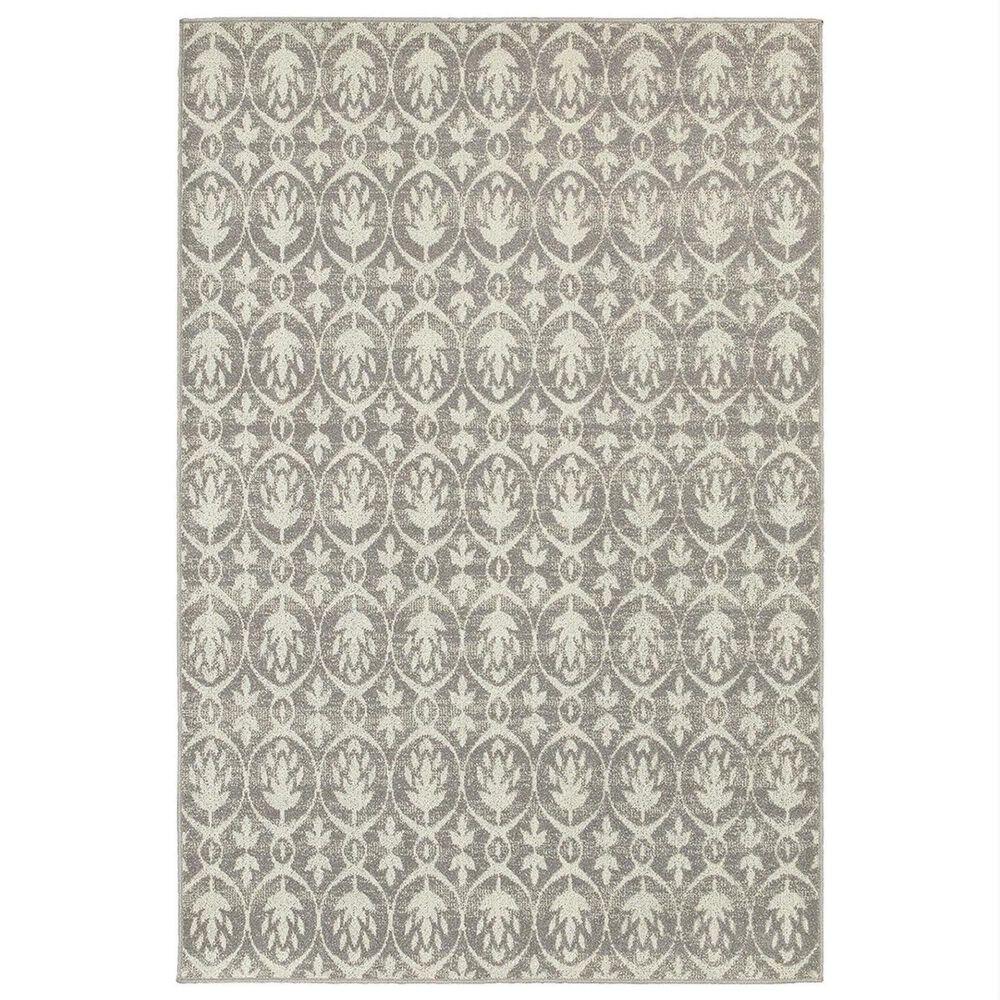 Oriental Weavers Hampton 194E5 9"10" x 12"10" Grey Area Rug, , large