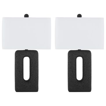 Ashley Wimmings Table Lamp in Black (Set of 2), , large