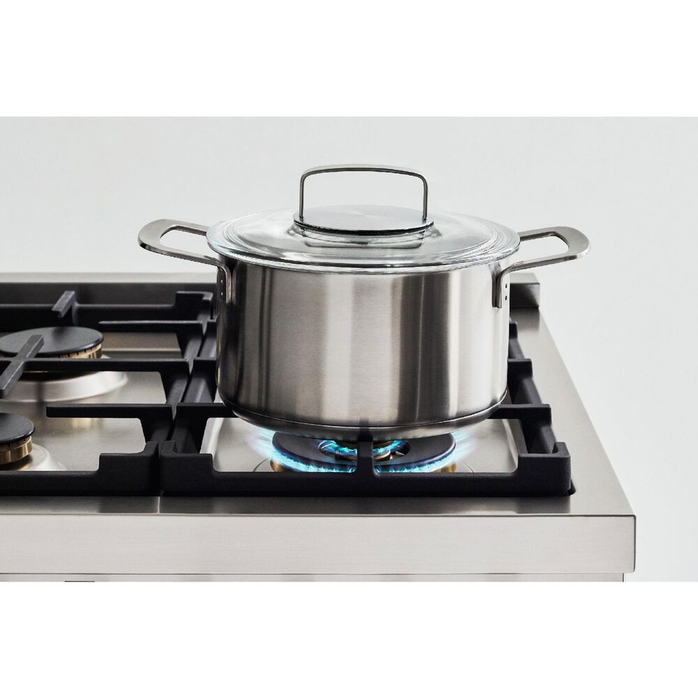 Bertazzoni Professional 5.9 Cu.Ft. Dual Fuel Range with Convection Oven and Soft-Motion Oven Door in Stainless Steel, , large