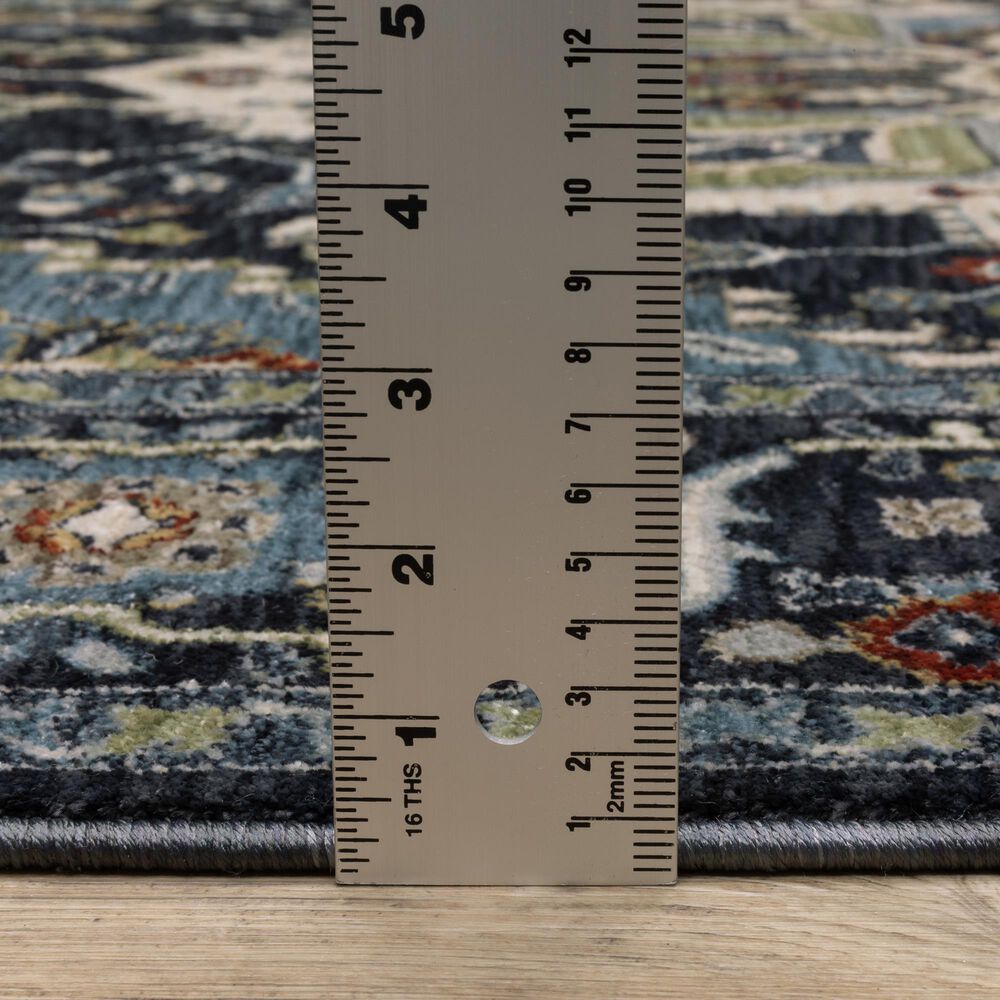 Oriental Weavers Eliana Navy and Blue 3&#39;3&quot; x 5&#39; Area Rug, , large
