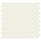 Dal-Tile Color Wheel Matte Biscuit 13"" X 11"" Ceramic Mosaic Sheet, , large
