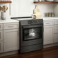 Bosch 800 Series 30" Slide-in Electric Induction Range in Black Stainless Steel, , large