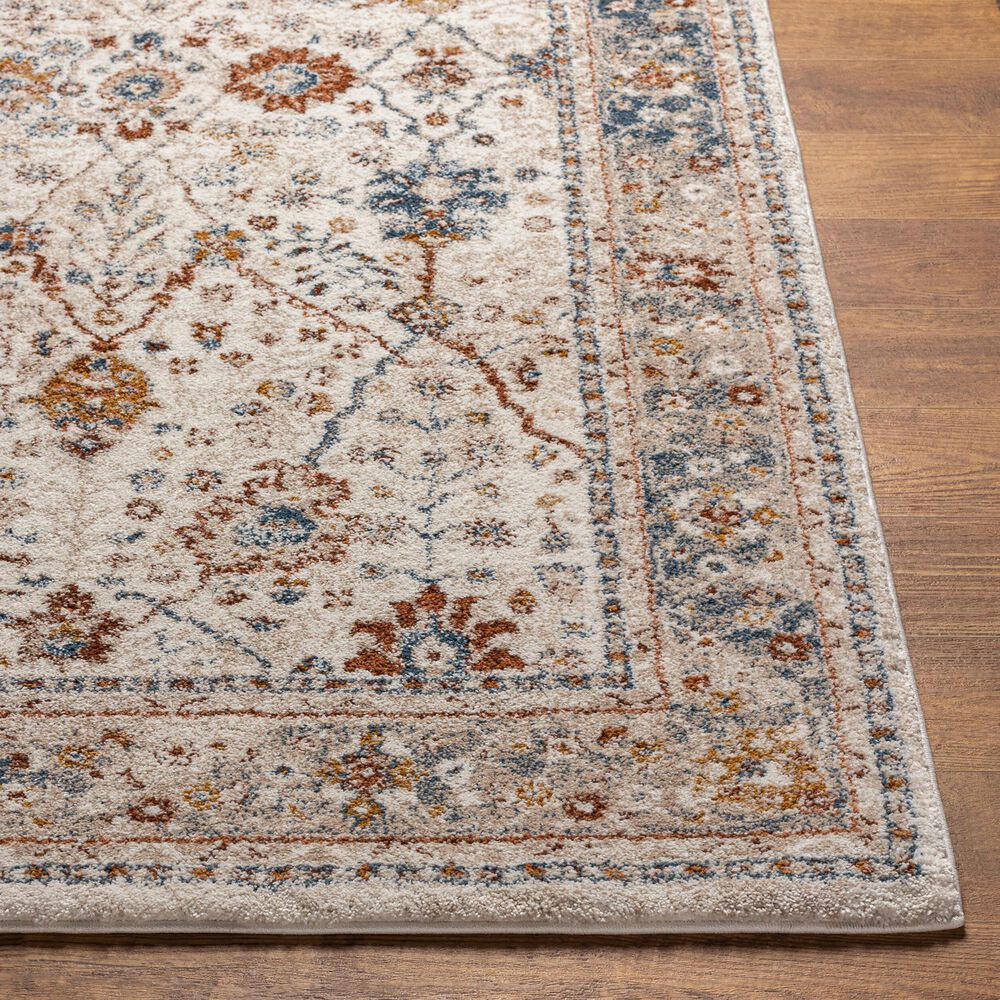 Surya Tuscany TUS-2330 Brown, Cream, Light Beige, Blue, Bright Yellow and Dusty Coral 12&#39; x 15&#39; Area Rug, , large