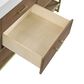 37B Mauri 72" Double Bathroom Vanity with Metal Base in Walnut Drift with High-Profile 4" White Composite Stone Top, , large