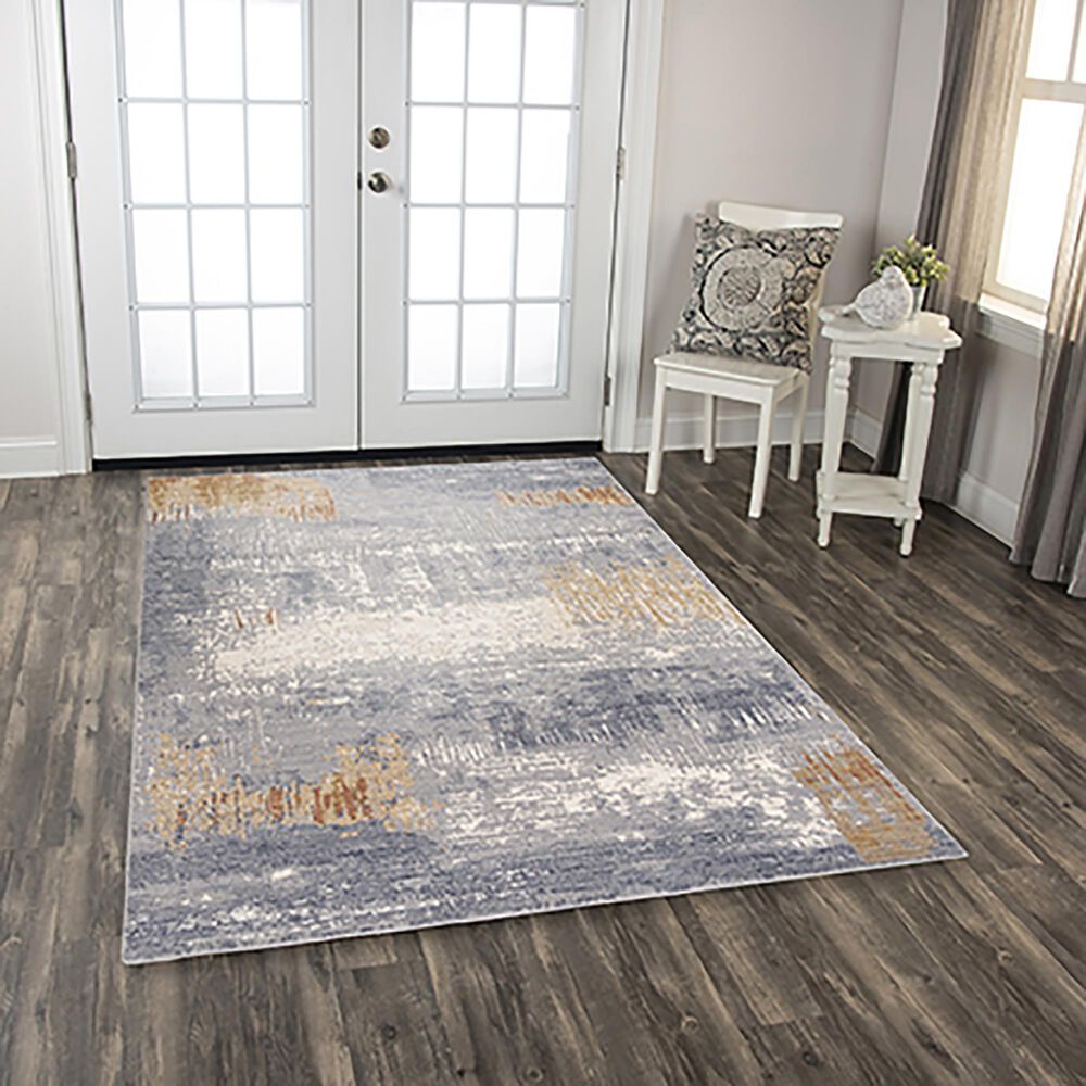 RIZZY Ventura VRA747 3&#39; x 5&#39; Blue Area Rug, , large