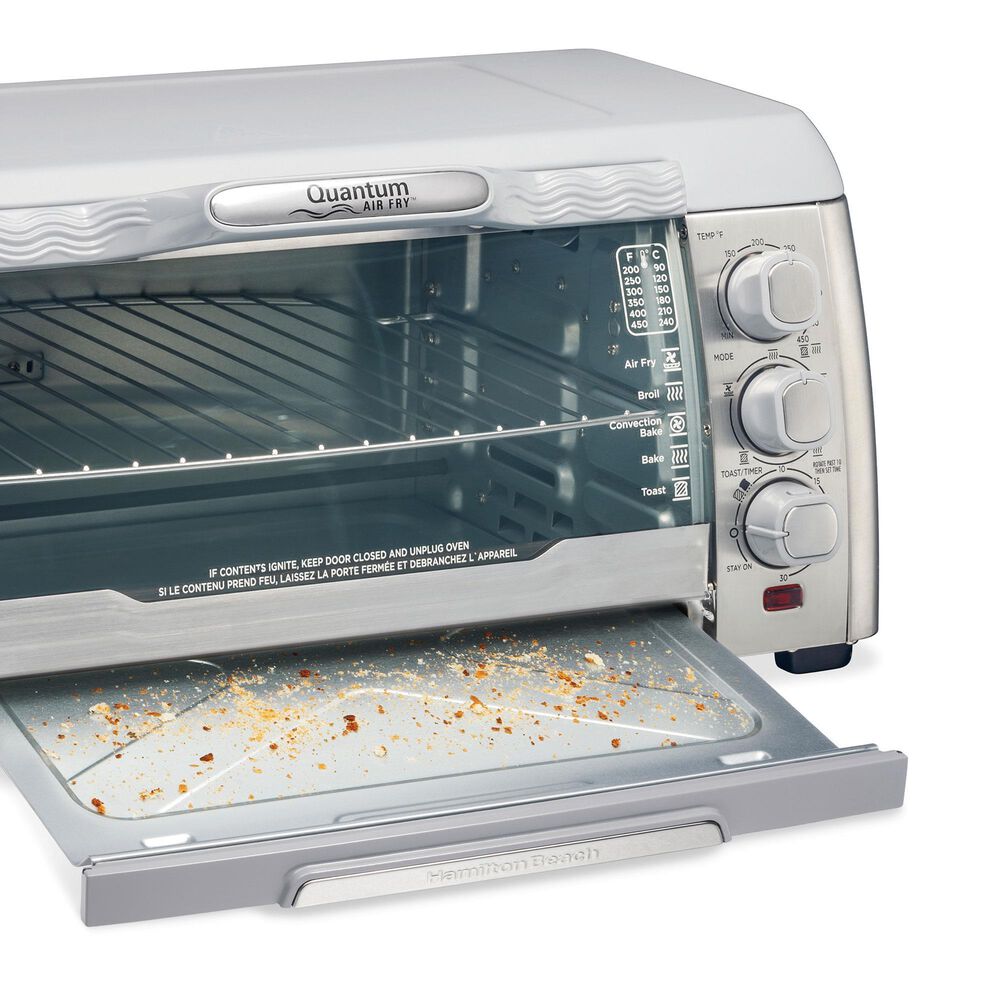 Hamilton Beach Toaster Oven with Quantum Air Fry Technology in Stainless Steel, , large