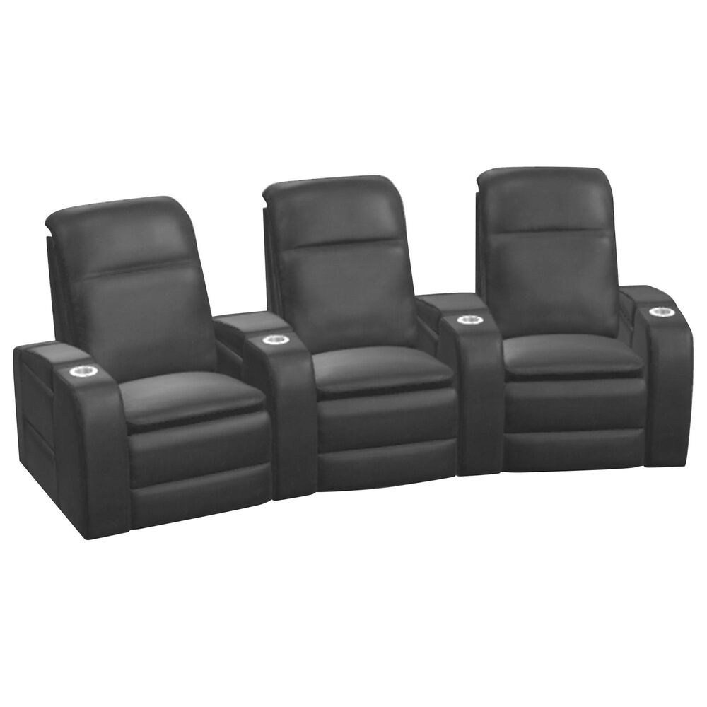 Style Expressions Vertex 3pc triple power Home Theater Seating in Bali Match Spider, , large