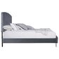 New Heritage Design Kailani King Upholstered Bed in Gray, , large