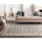 Surya Theodora 4" x 6" Gray, Slate and Dark Brown Area Rug, , large