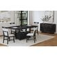 Mayberry Hill Transcend Counter Side Chair with Light Grey Fabric in Charcoal, , large