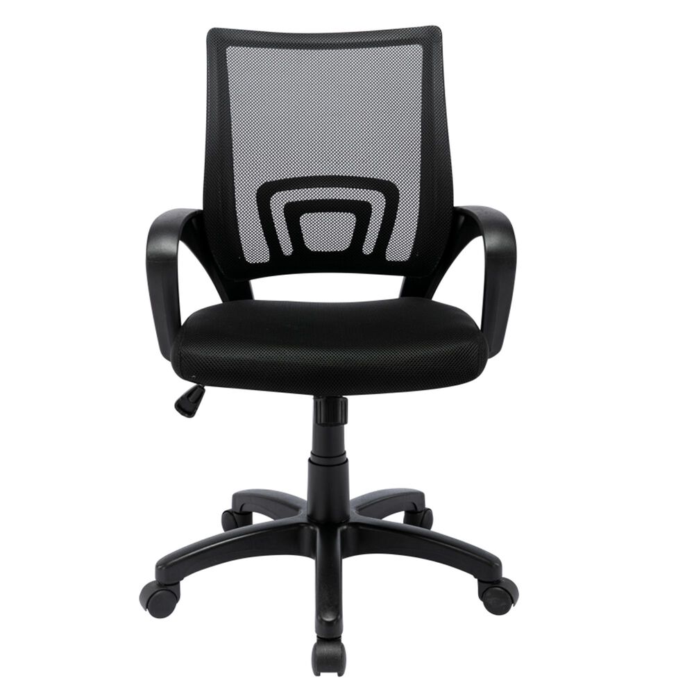 New Era Holding Group LTD Desk Chair in Black Mesh, , large