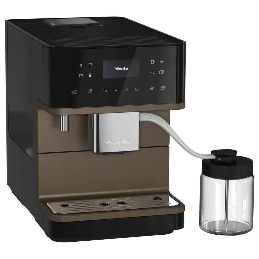 Miele MilkPerfection Countertop Coffee Machine in Obsidian Black and Bronze Pearl, , large