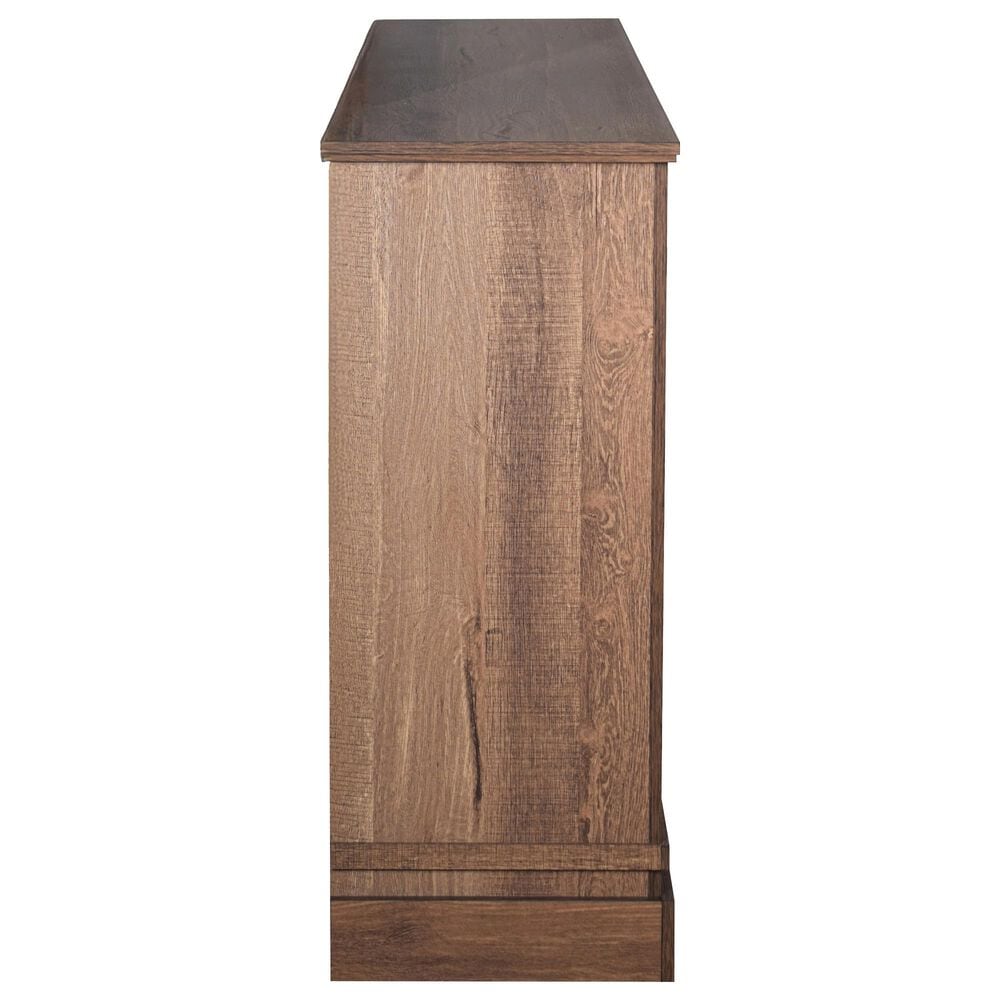 New Heritage Design Coventry Hall 6-Drawer Dresser and Mirror in Pecan, , large