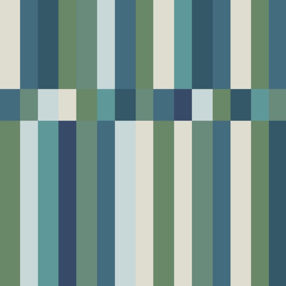 Balta Rugs Huberto Striped 5&#39;3&quot; x 7&#39; Blue Area Rug, , large