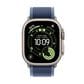 Apple Watch Ultra 3 (GPS+Cellular) 49mm Titanium Case with Blue/Bright Blue Trail Loop - M/L - Natural - (2025), , large