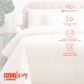 Allied Home CosmoLiving by Cosmopolitan Cloud Nine Full/Queen Prime Feather Organic Comforter in White, , large