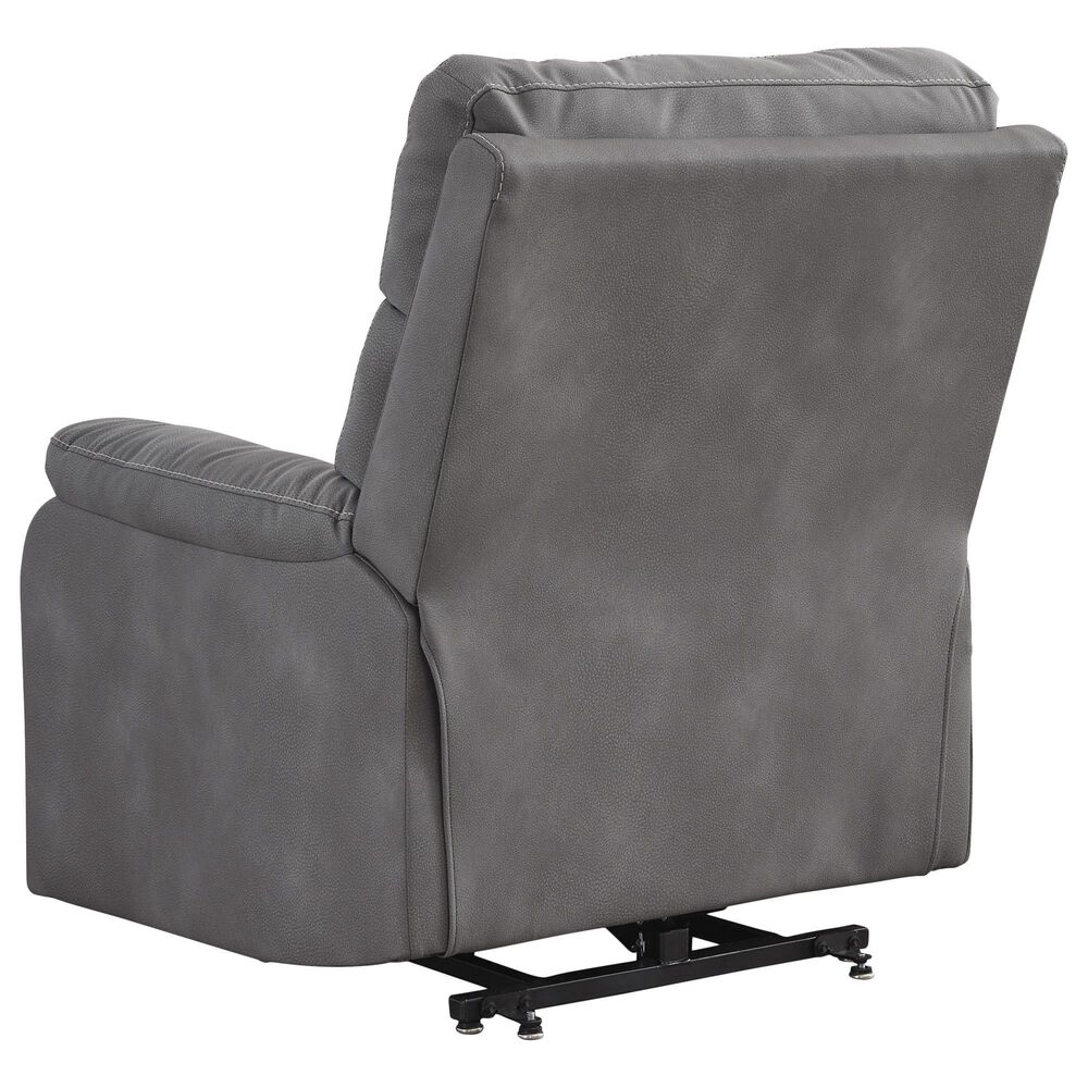 Ashley Next-Gen Durapella Power Lift Recliner in Slate, , large