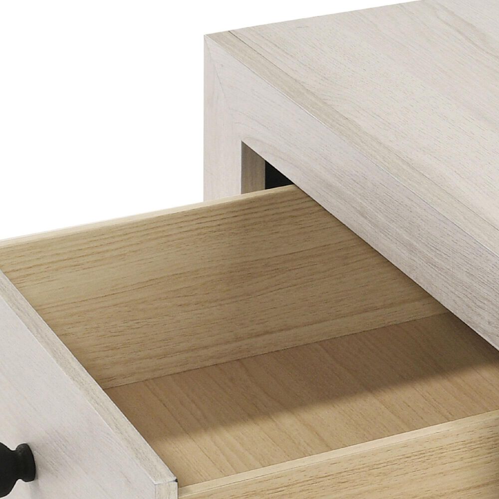 Hearth and Haven 4-Drawer Storage Tall Chest in White Washed, , large