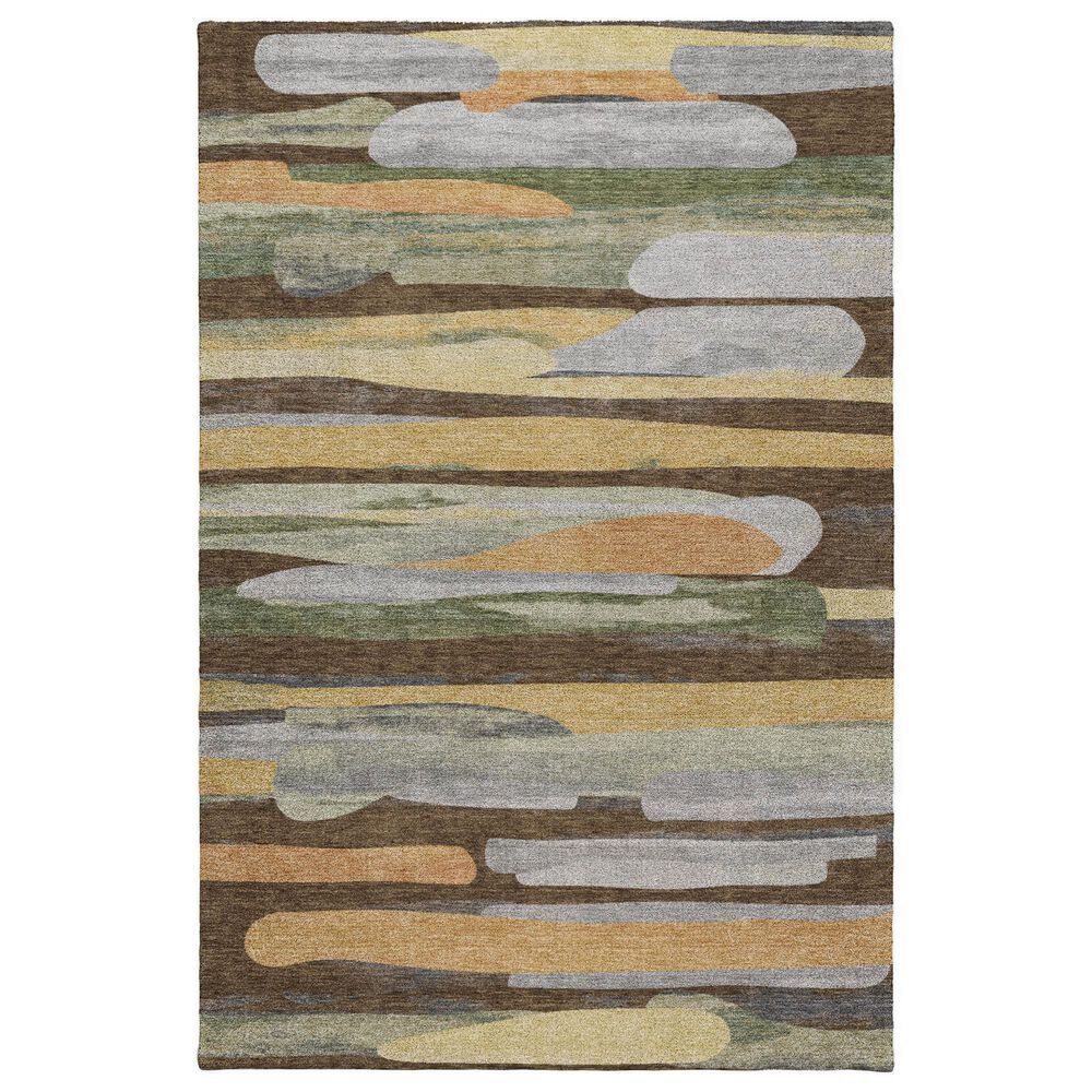 Dalyn Rug Company Kenner KN7 Chocolate 6"6" x 9"6" Area Rug, , large