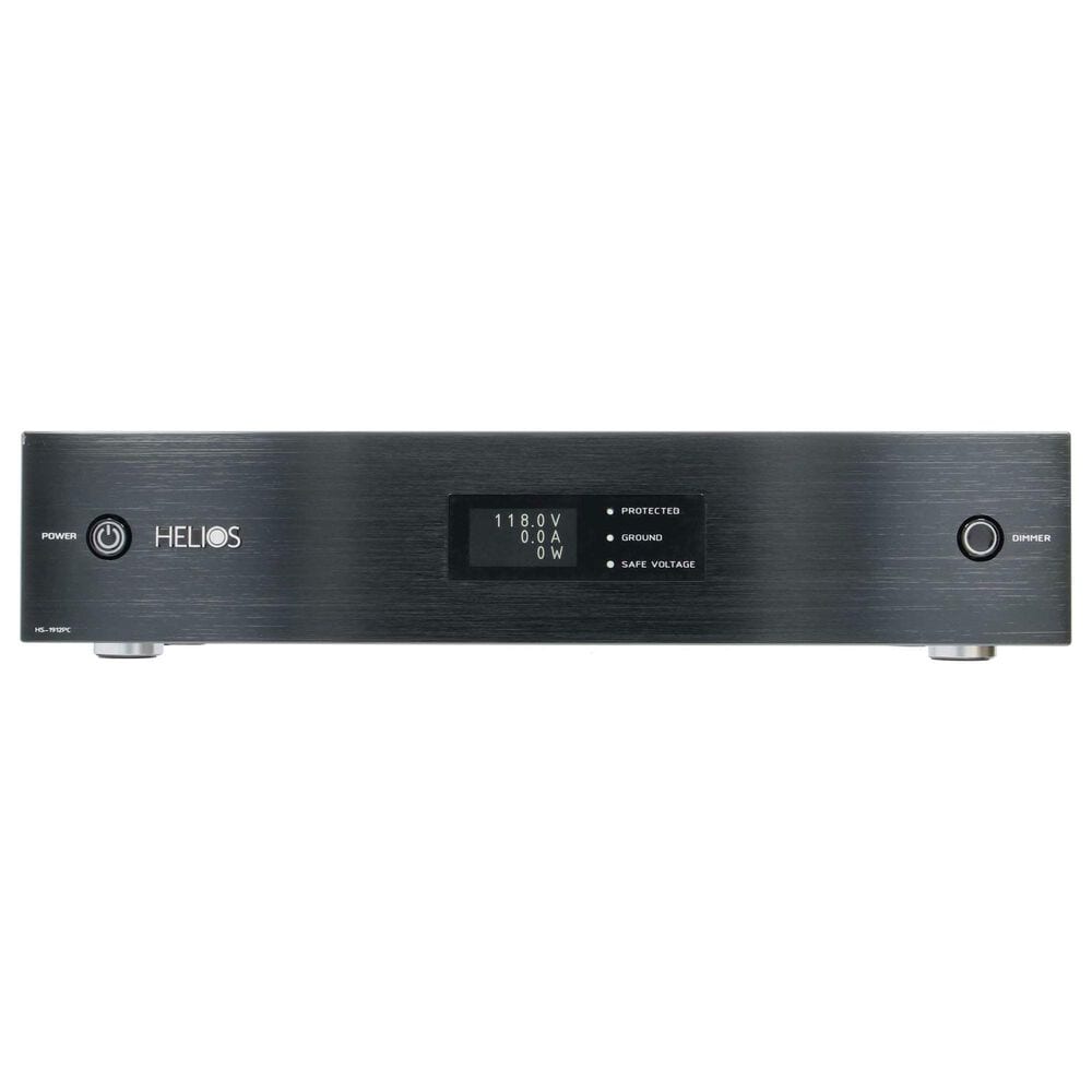 Helios 12-Outlet Rack Mountable Non Sacrificial Surge Protector in Black, , large