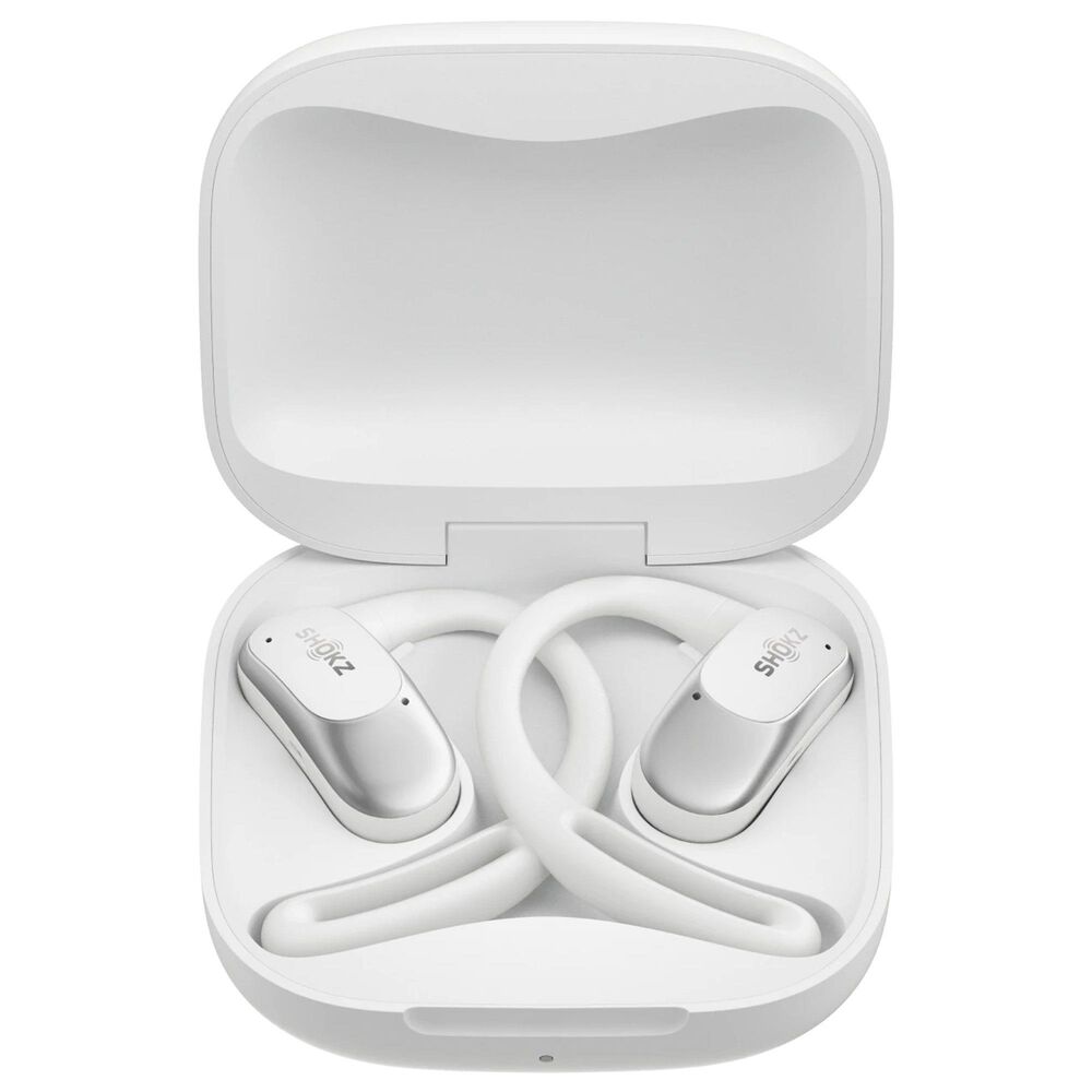 Shokz OpenFit Air Open-Ear True Wireless Earbuds in White, , large