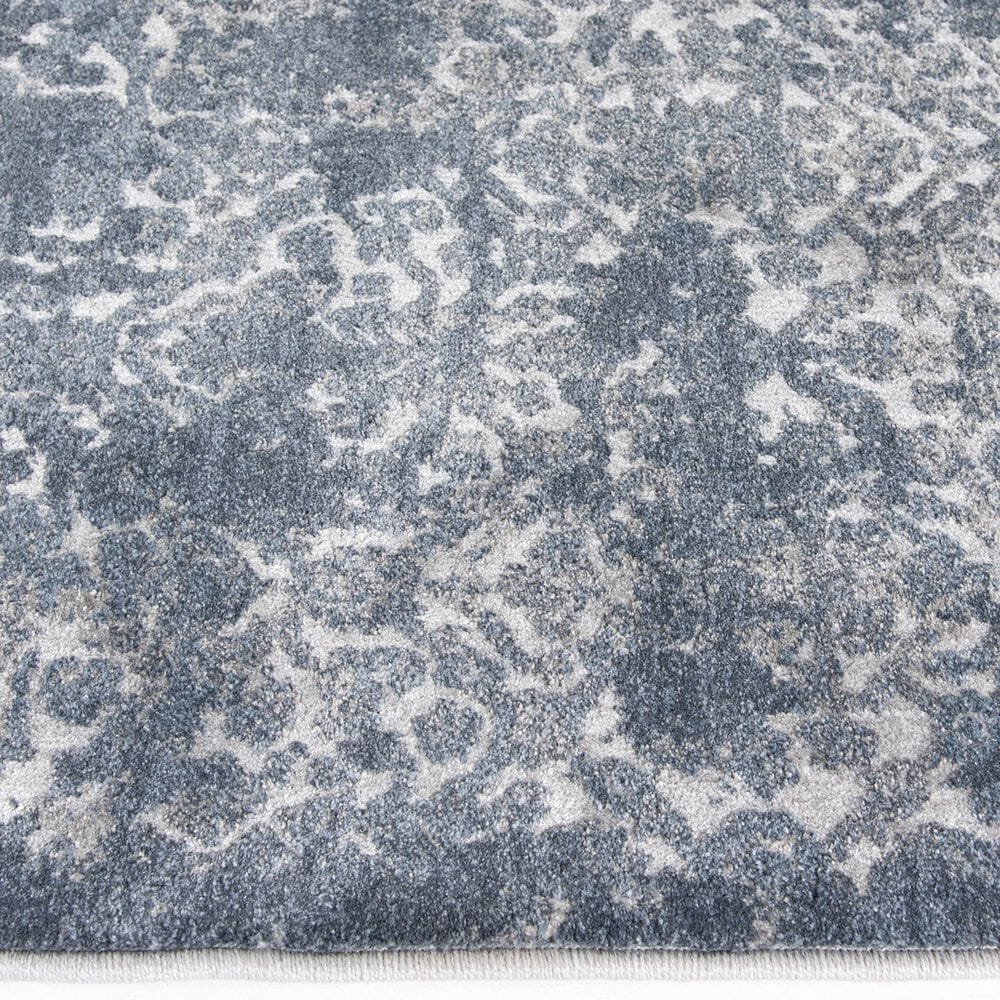 Central Oriental Clearwater Erozio 5&#39; x 8&#39; Blue and Cream Area Rug, , large