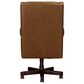 Parker House Leather Desk Chair in Renaissance Chestnut, , large