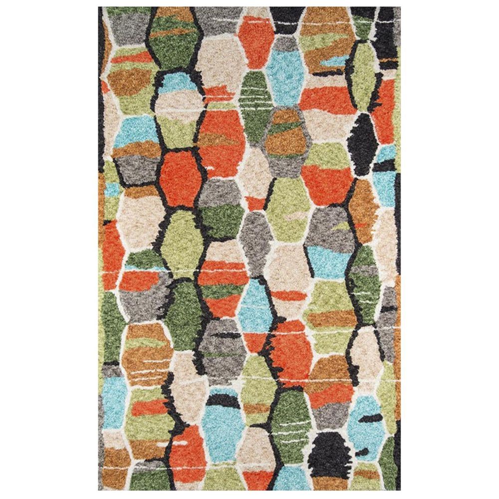 Novogratz Bungalow BUN-3 7"6" x 9"6" Multicolor Area Rug, , large