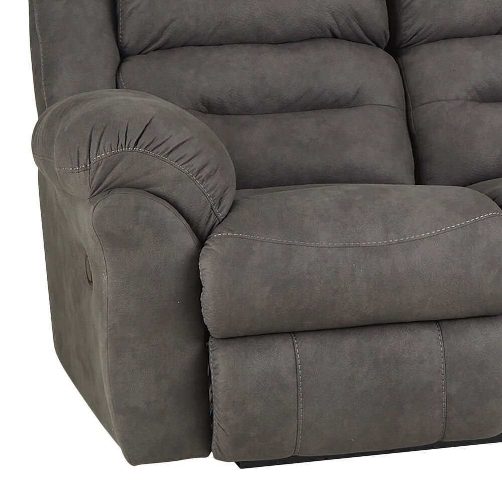 HomeStretch Gambler Manual Double Reclining Sofa in Bridgestone Dark Shadow, , large