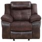 Steve Silver Pueblo Manual Recliner Chair in Coffee, , large