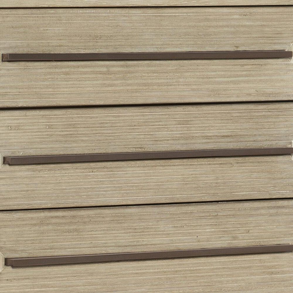 Hooker Furniture Cascade 3-Drawer Nightstand with USB Ports in Terrain, , large