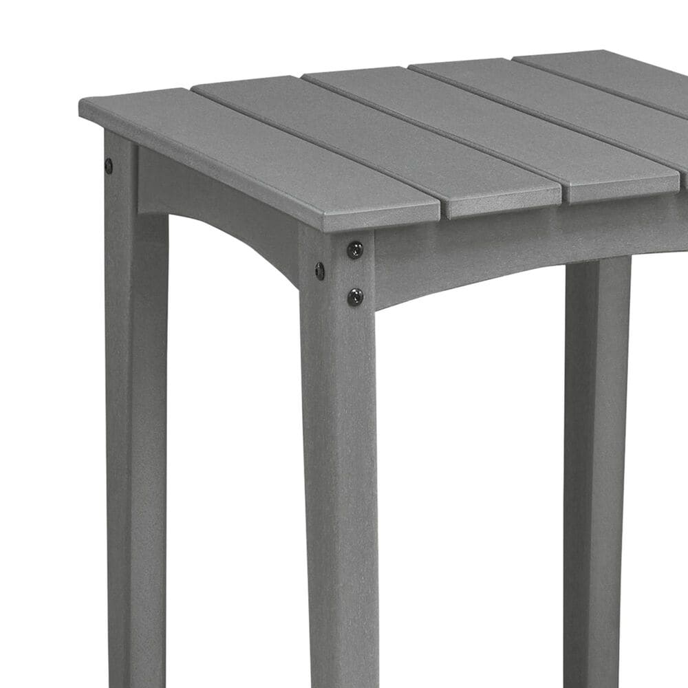 Ashley Cove Beach Outdoor End Table in Gray, , large