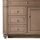 James Martin Vanities Bristol 36" Single Bathroom Vanity in Whitewashed Walnut with Single Hole 3 cm White Zeus Quartz Top and Rectangular Sink, , large