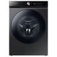 Samsung Bespoke 5.3 Cu. Ft. Front Load Washer and 7.6 Cu. Ft. Electric Dryer Laundry Pair with Stacking Kit in Brushed Black, , large