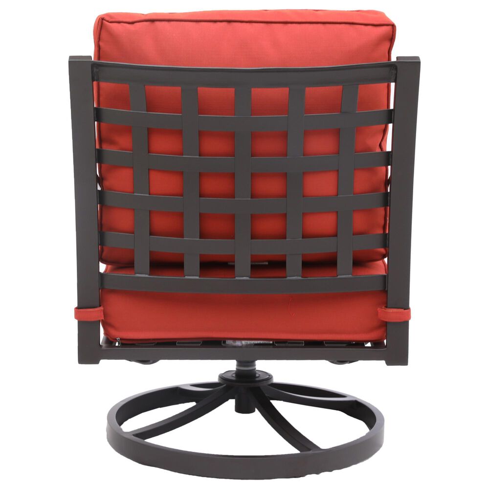 GatherCraft Presidio 5-Piece Round Firepit Chat Set in Linen Terracotta, , large