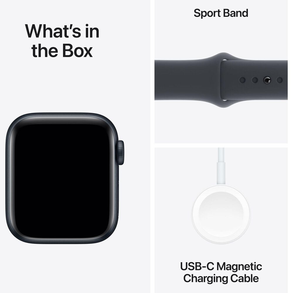 Apple Apple Watch SE GPS Smartwatch 40mm Aluminum in Midnight, , large