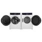 Electrolux 4.5 Cu. Ft. Front Load Washer and 8.0 Cu. Ft. Gas Dryer Laundry Pair in White, , large